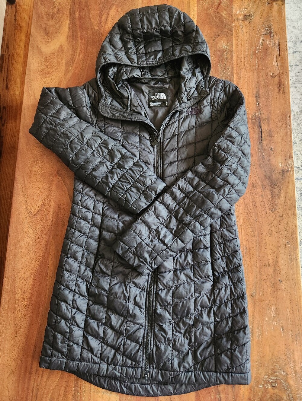 The North Face Women's Eco Thermoball Parka - Black S - Picture 3 of 14